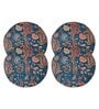 Set of 4 Pure Cotton Geometric Print Digitally Printed Table Runners