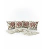 Set of 4 Rich Embroidered Floral Throw Cushion Covers (18x18)
