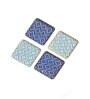 Blue Iron ikat (Set of 4) Coasters