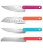 Set of 4 Stinless Steel Knife Set with Anti-Slip Handle