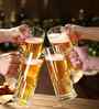 Set of 4 Transparent Crystal Lead Free Glass 450ml Cocktail Beer Mugs