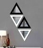 Set of 4 Triangular Shape Mirror in Multi Colour