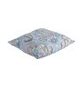 Blue Polyester Ethnic Motif 16x16 inches Cushion Cover (5Pc)