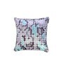 Purple Velvet Abstract 16x16 inches Cushion Cover (5Pc)
