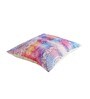 Multicolour Jute Floral 16x16 inches Cushion Cover (5Pc)