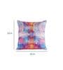 Multicolour Jute Floral 16x16 inches Cushion Cover (5Pc)