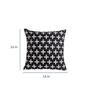 Blue Velvet Geometric 16x16 inches Cushion Cover (5Pc)