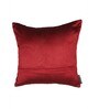 Maroon Velvet Geometric 16x16 inches Cushion Cover (5Pc)
