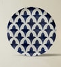 Set of 5 Indigo Mosaic Metallic Wall Plates