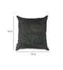 Black Jute Solid 16x16 inches Cushion Cover (5Pc)