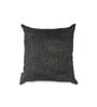 Black Jute Solid 16x16 inches Cushion Cover (5Pc)