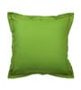 Green Solid Cotton 24 x 24 Inches Cushion Covers (Set of 5)