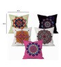 Multicolor Traditional Cotton 16 x 16 Inches Cushion Covers (Set of 5)