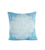 Turquoise Polyester Ethnic Motif 16x16 inches Cushion Cover (5Pc)