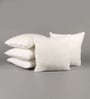 White Polyester Filled 24X24 Inches Cushion Inserts (Set Of 5)