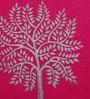 Pink Floral Cotton 12 x 12 Inches Cushion Covers (Set of 5)