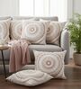 Set of 6 Blooming Mandala Throw Cushion Covers (18x18)