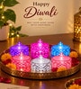 Set of 6 Colorful Smokeless Decorative Candle