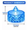Set of 6 Colorful Smokeless Decorative Candle