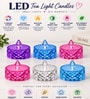 Set of 6 Colorful Smokeless Decorative Candle