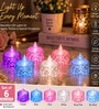 Set of 6 Colorful Smokeless Decorative Candle