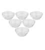 Set of 6 Crystal Lead Free Glass 140ml Stackable Bowls