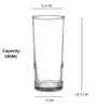 Set of 6 Crystal Lead Free Glass 195ml Water Glasses