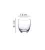 Set of 6 Crystal Lead Free Glass 250ml Juice Glasses