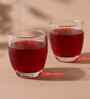 Set of 6 Crystal Lead Free Glass 250ml Juice Glasses