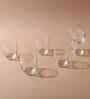 Set of 6 Crystal Lead Free Glass 250ml Juice Glasses