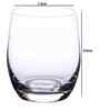 Set of 6 Crystal Lead Free Glass 300ml Whiskey Glasses