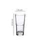Set of 6 Crystal Lead Free Glass 330ml Cocktail Glasses