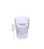 Set of 6 Crystal Lead Free Glass 340ml Tall Hills Cocktail Glasses