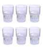 Set of 6 Crystal Lead Free Glass 340ml Tall Hills Cocktail Glasses