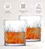 Set of 6 Crystal Lead Free Glass 340ml Whiskey Glasses