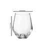 Set of 6 Crystal Lead Free Glass 350ml Whiskey Glasses