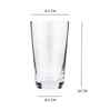 Set of 6 Crystal Lead Free Glass 620ml Cocktail Glasses