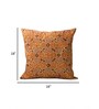 Set of 6 Embroidered Floral Lattice Throw Cushion Covers (18x18)
