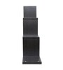 Set Of 6 Engineered Wood Ladder Wall Shelf In Coffee Brown Colour