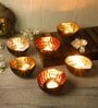 Set of 6 Eye Shape Tealight Holders