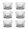 Set of 6 Glass Round Shaped Bowls