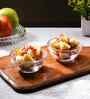 Set of 6 Glass Round Shaped Bowls