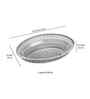Set of 6 GlassBoat Shaped Serving Bowls