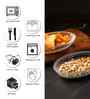 Set of 6 GlassBoat Shaped Serving Bowls