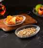 Set of 6 GlassBoat Shaped Serving Bowls