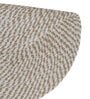 Set of 6 Jute Cotton Solid Pattern Reversible Table Runners