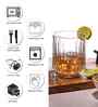 Set of 6 Liner Shaped Water Juice Glass