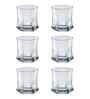 Set of 6 Liner Shaped Water Juice Glass