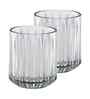 Set of 6 Liner Shaped Water Juice Glass