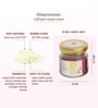 Set Of 6 Multicolor Wax Glass Jar Scented Candle Perfect For Gifting And Home Decoration